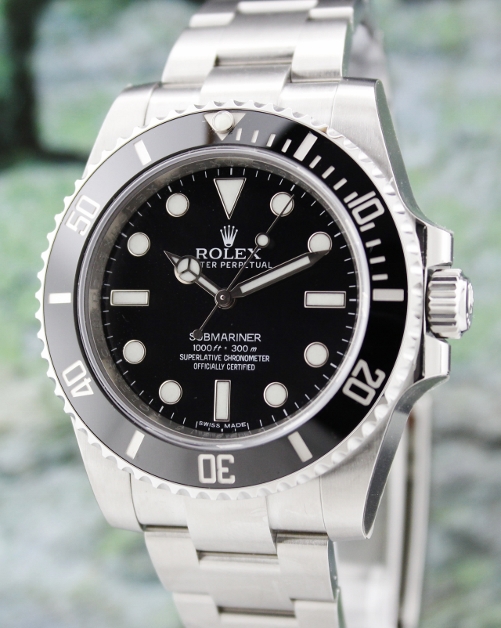 (image for) A ROLEX CERAMIC OYSTER PERPETUAL / SUBMARINER 114060